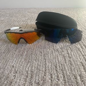 Oakley M Frame 1 sunglasses with extra lens